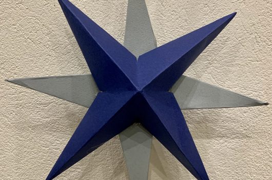 julstjärna av papper
