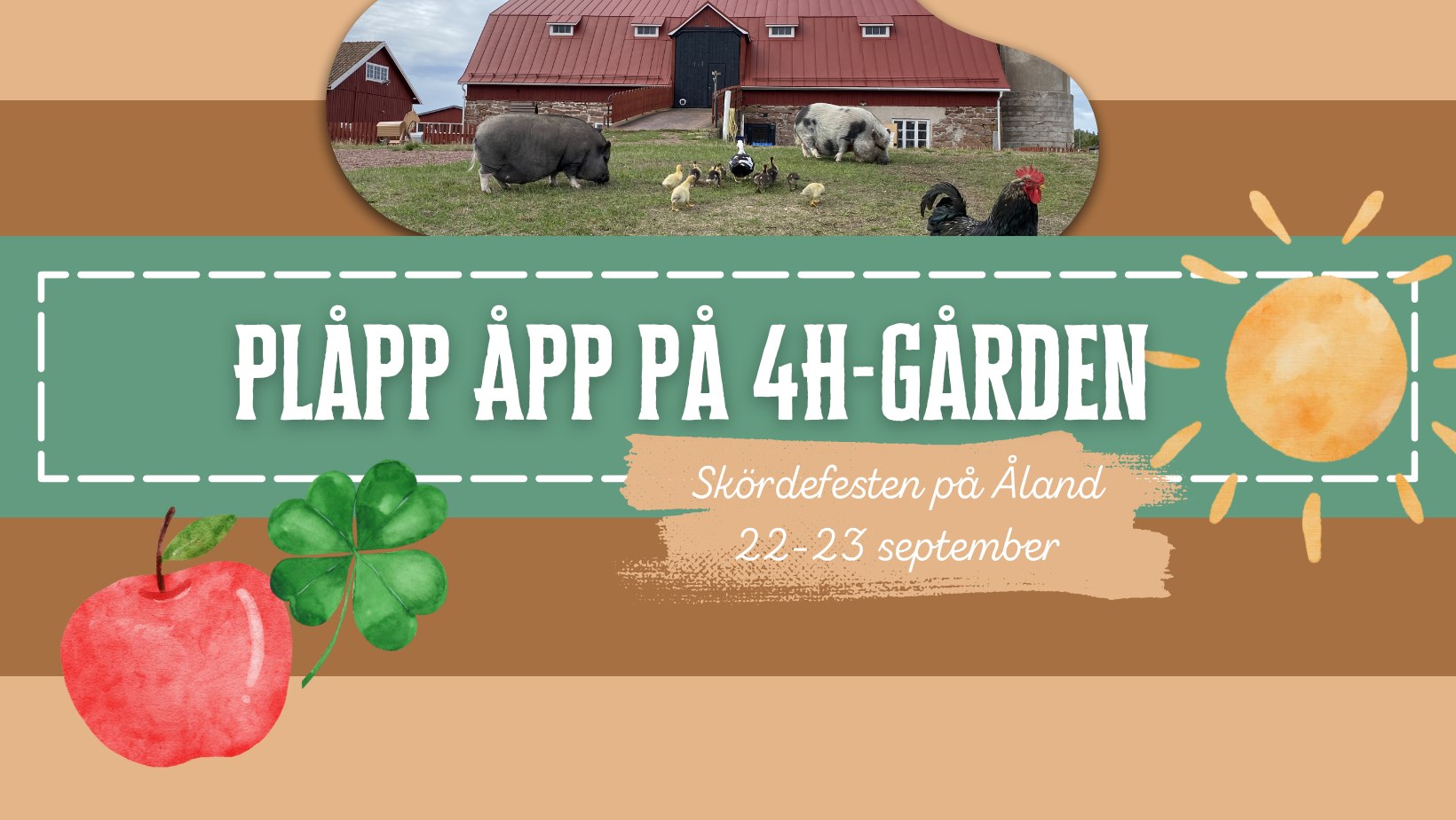 Plåpp Åpp på 4H-gården, Skördefesten på Åland featured image